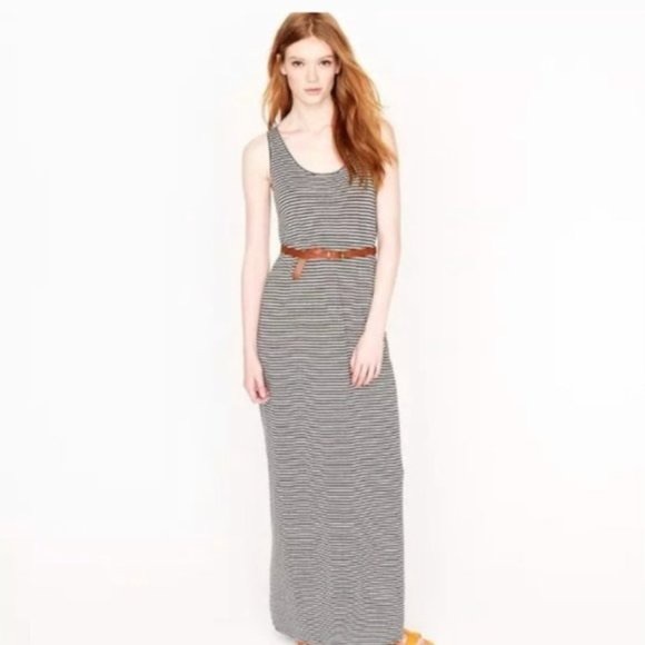 🎉HP🎉 J.Crew Sasha Maxi Dress in Skinny Stripe Sz XXS - Picture 8 of 8